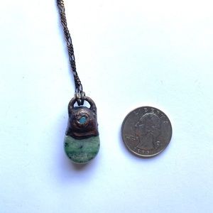 Copper Jade & Amazonite necklace